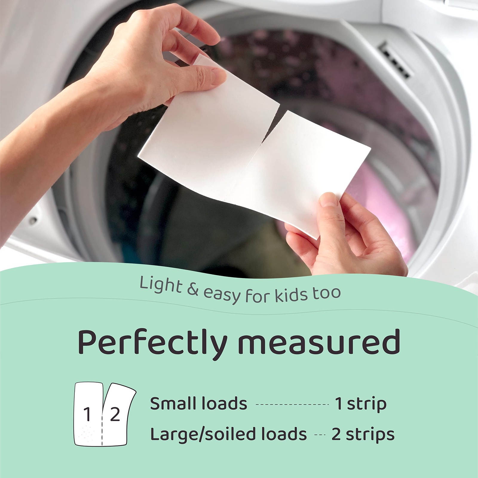 Eco Friendly, Plant Powered Laundry Detergent Strips – Fragrance , Unscented,…
