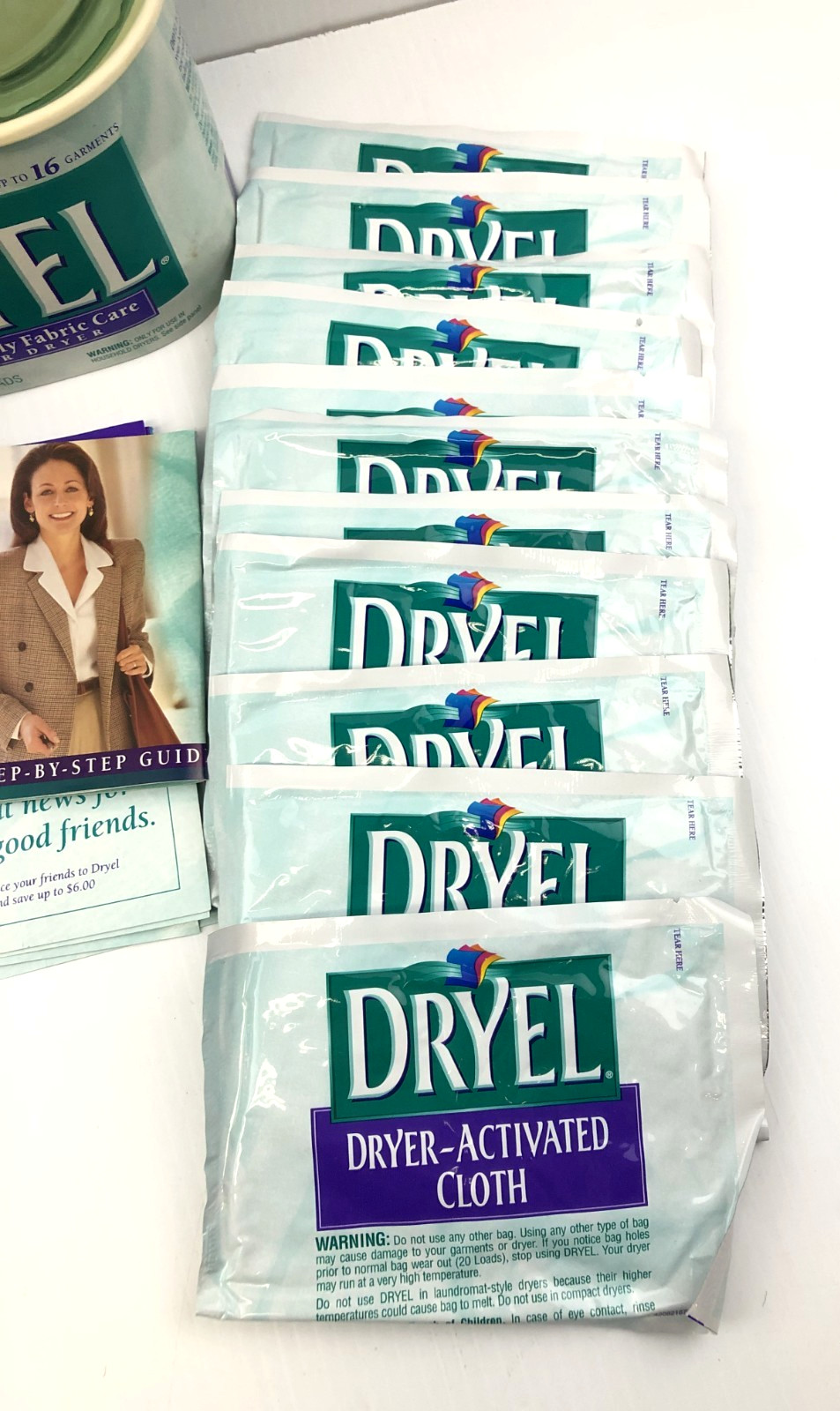 Dryel At Home Dry Cleaner Starter Kit Discontinued Rare READ PARTIAL KIT