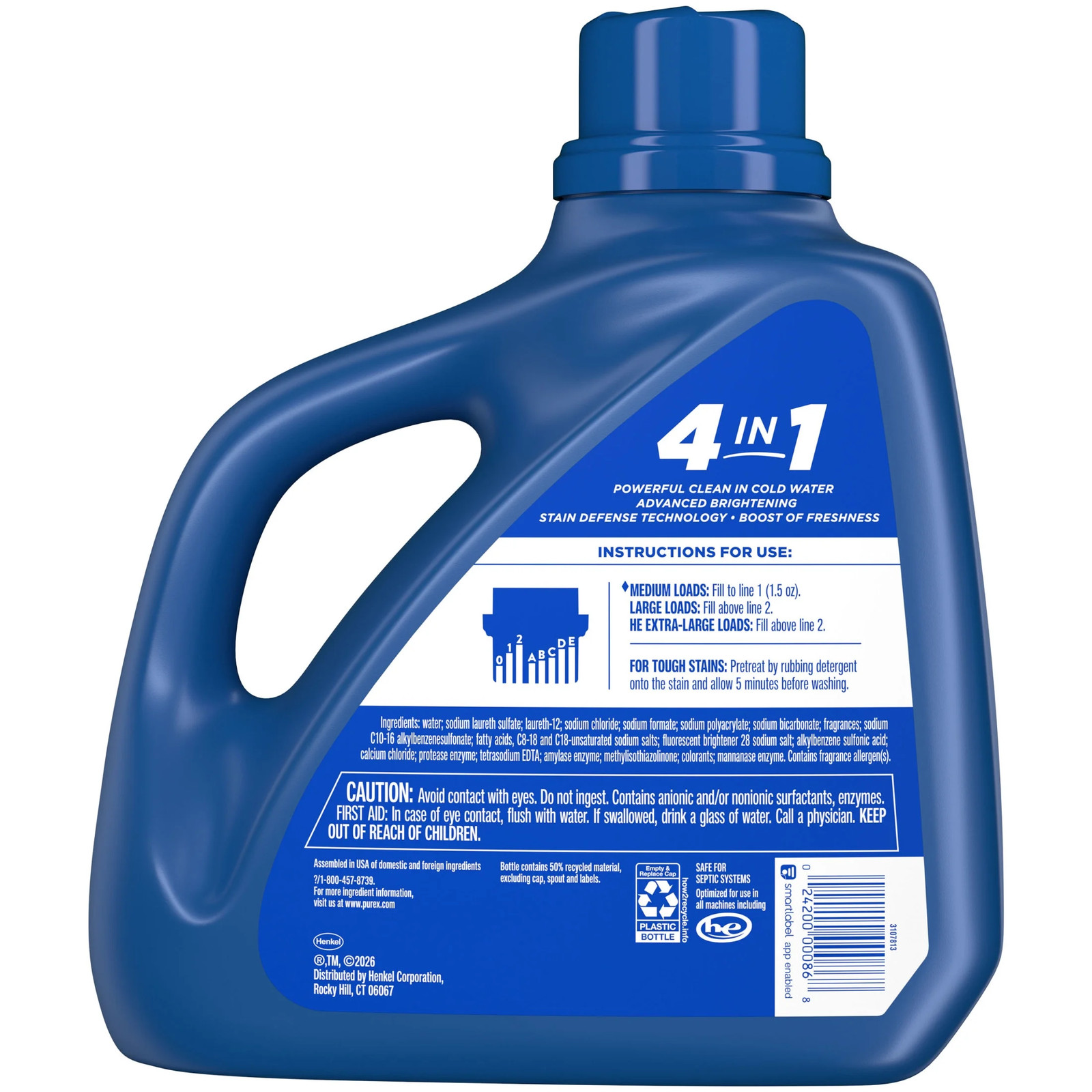 Advanced Oxi with Odor Fighter, 128 fl oz, 85 loads