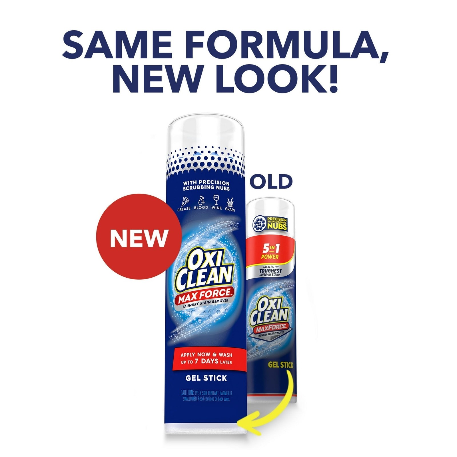 OxiClean MaxForce 5 in 1 Stain and Power Spot Remover Gel Stick 6.2oz (3 Pack)