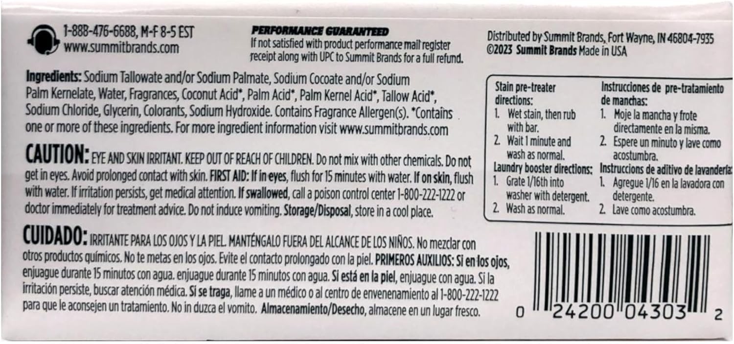 Laundry Bar and Stain Remover, 5 Ounce Thrее Рack