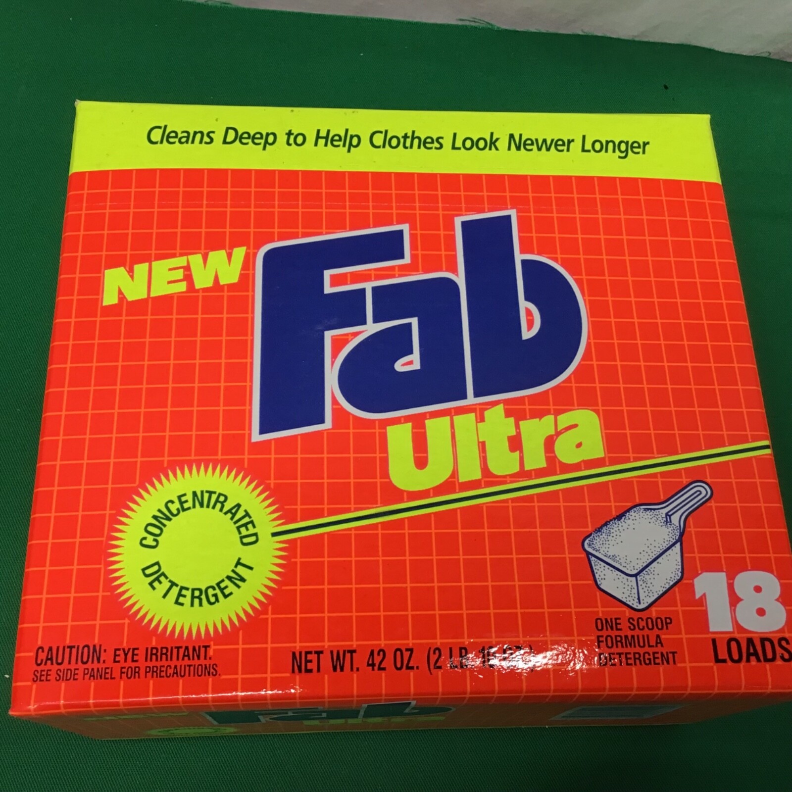 Vintage BOLD FAB WISK DASH Laundry Detergent Washing Powder Unopened BOX CHOICE