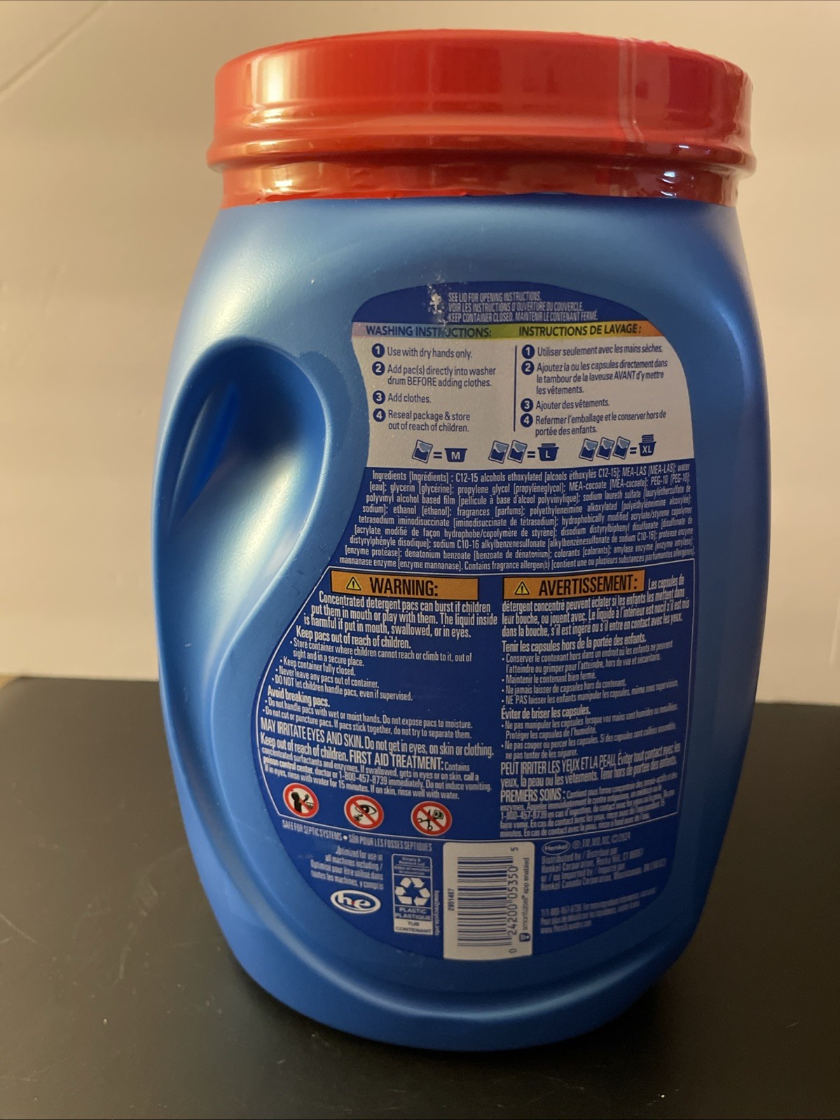 Persil Ultra Pacs Everyday Clean Laundry Detergent 66 Count. Free Shipping