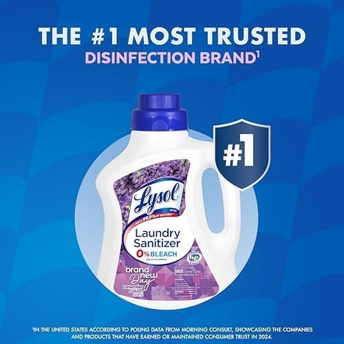 Lysol Disinfectant Laundry Sanitizer & Scent Booster, Laundry Detergent Additive