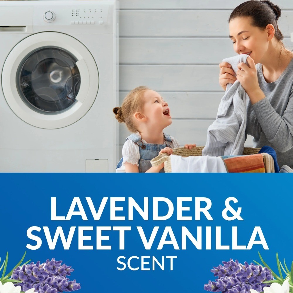 Lavender Vanilla Scent Liquid Laundry Detergent 97.7 fl oz 63 Loads Fresh Ese