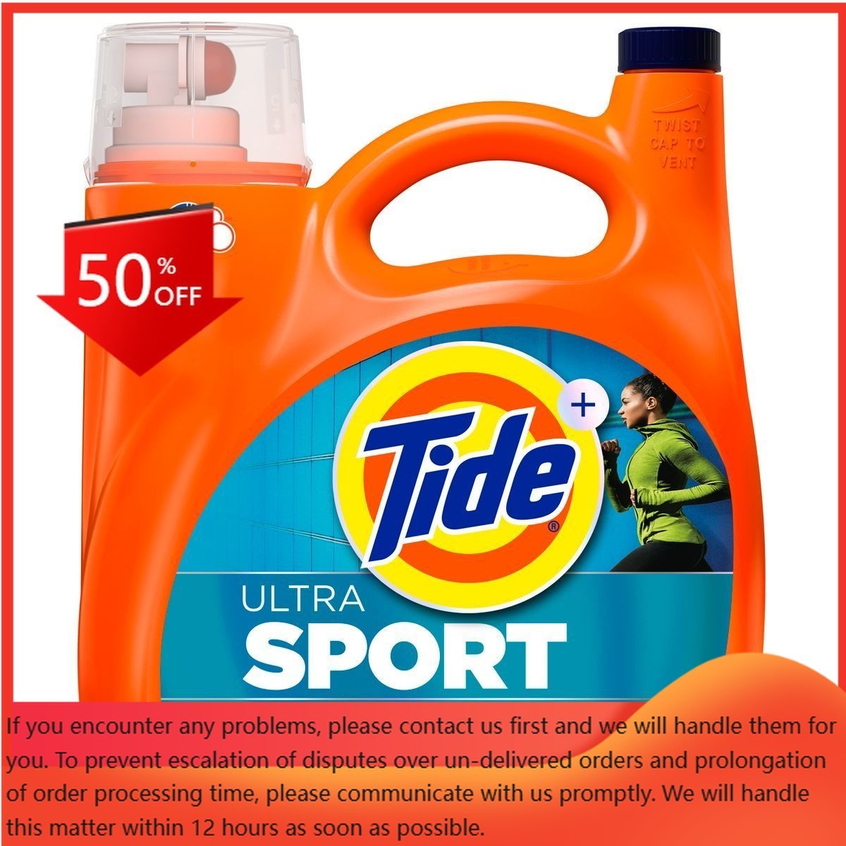 Tide Ultra Sport HE Deep Cleaning Concentrated Liquid Laundry 83 Loads-117 fl oz
