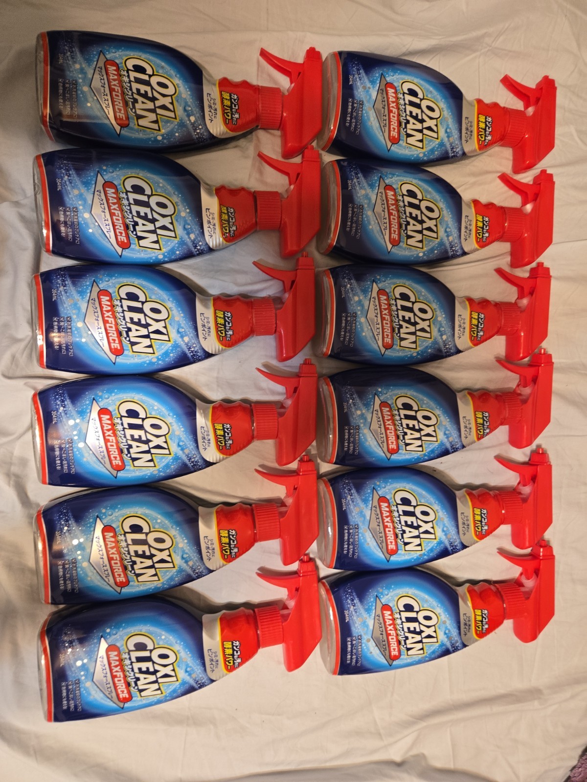 12 Oxi Clean MAXFORCE Stain Remover Spray Laundry (japanese) 354 mL