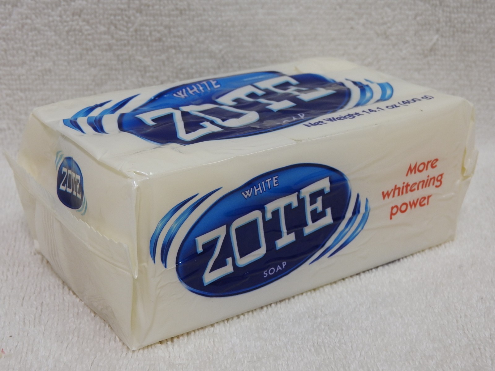 White ZOTE SOAP 400 g/ 14.1oz BAR For Cleaning Laundry Detergent Whitening Power
