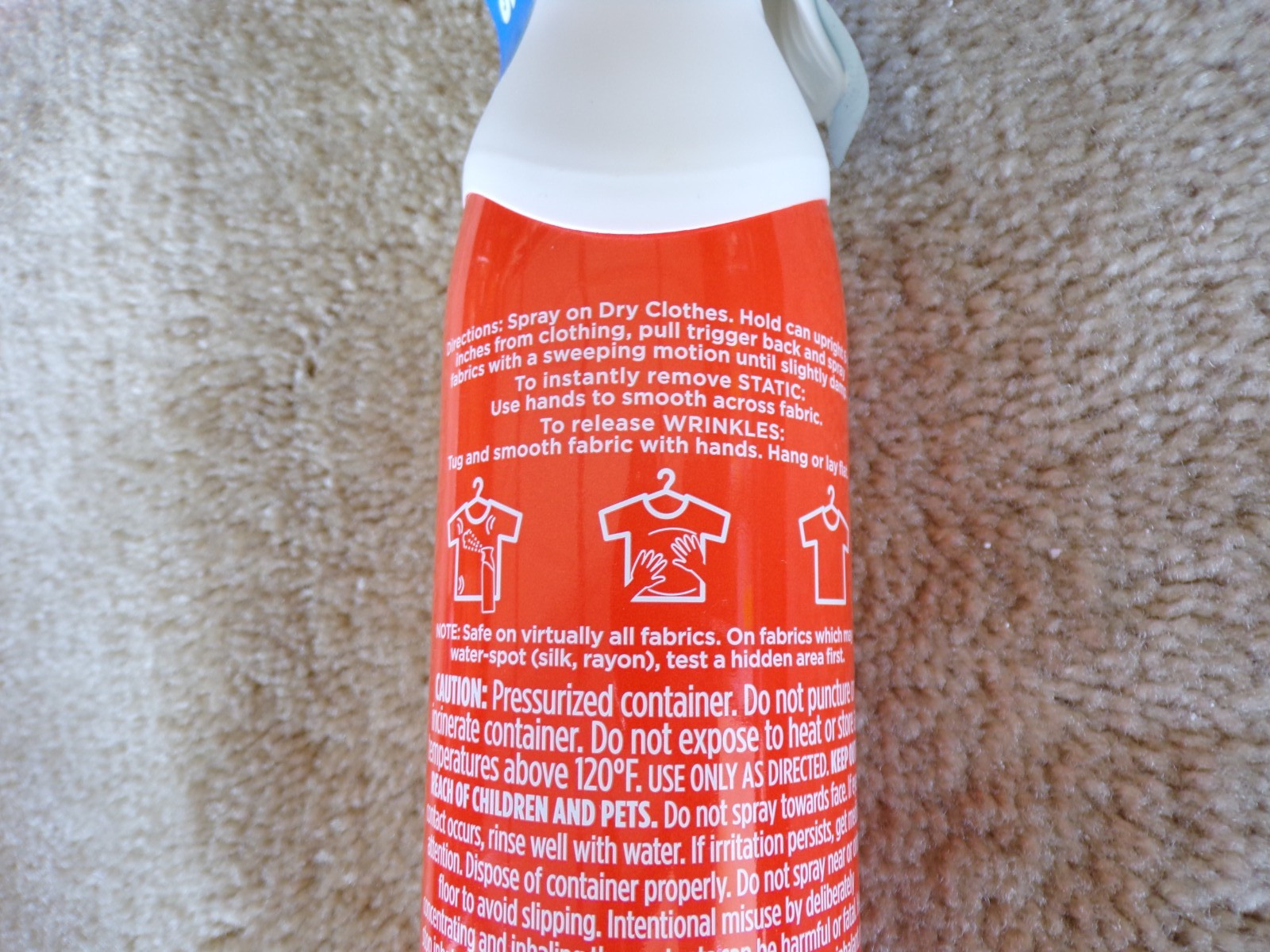 Bounce anti Static Spray, 3 in 1 Instant Wrinkle Release @h14