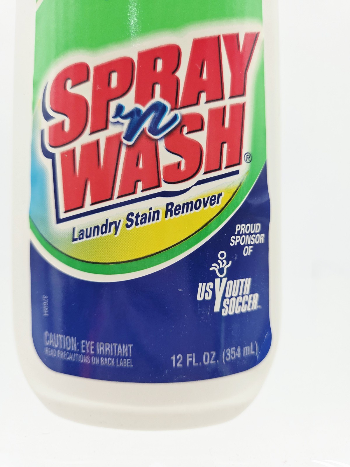 Vintage Spray n Wash Laundry Stain Remover Bleach Gel 12oz 2002 60% Full