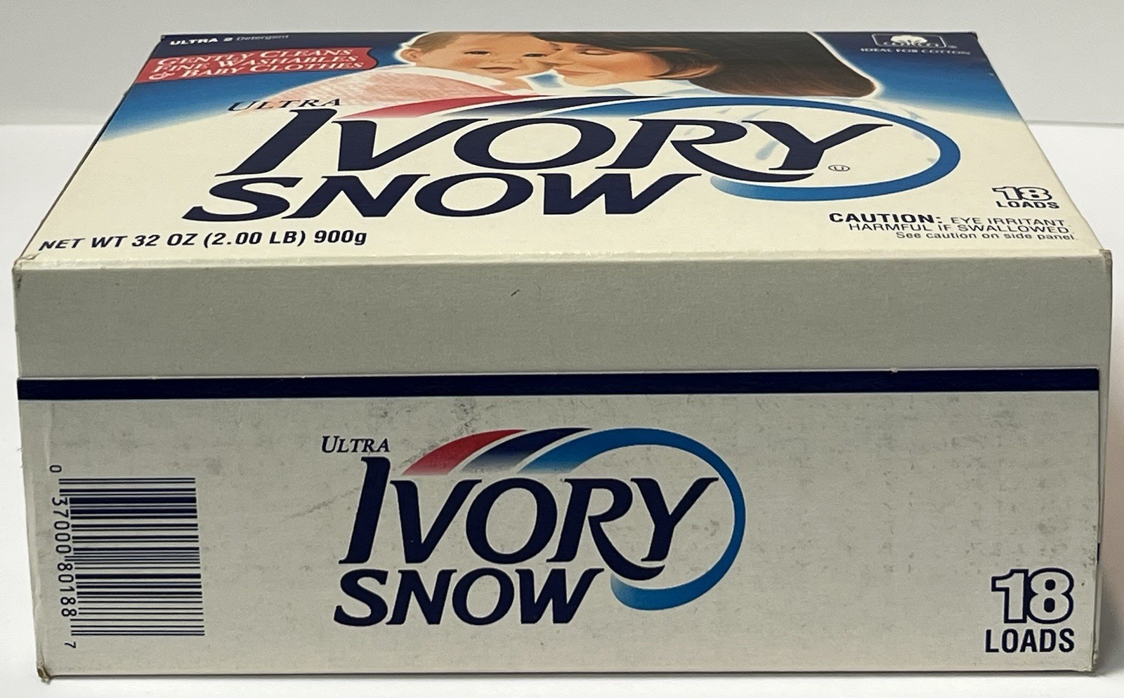 Vintage 1996 Ivory Snow Ultra Powder Detergent 32oz 18 Load NOS Factory Sealed