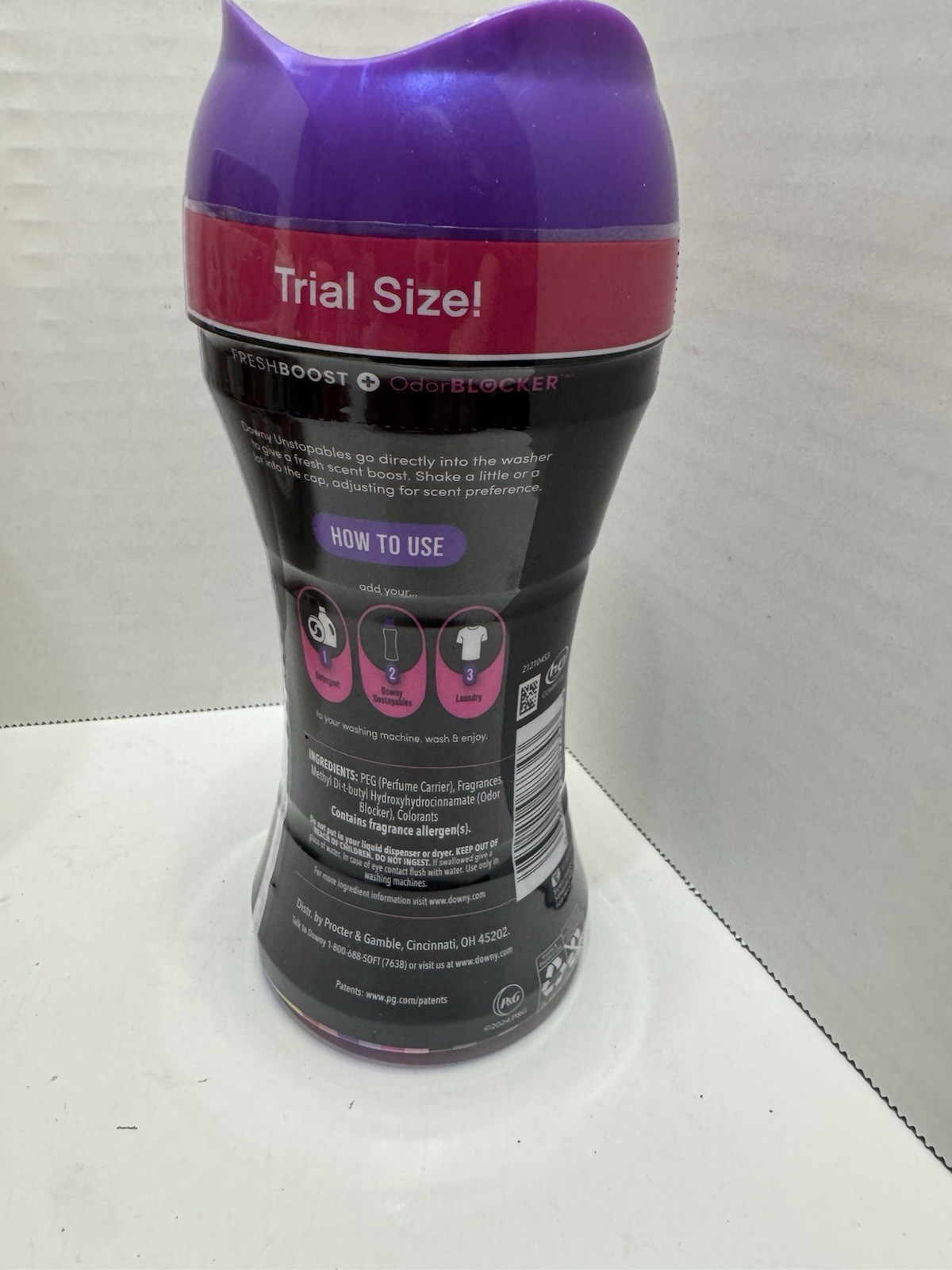 Downy Unstopables In-Wash Scent Booster Beads- Lush- 5oz, 1 Count (Pack of 1)