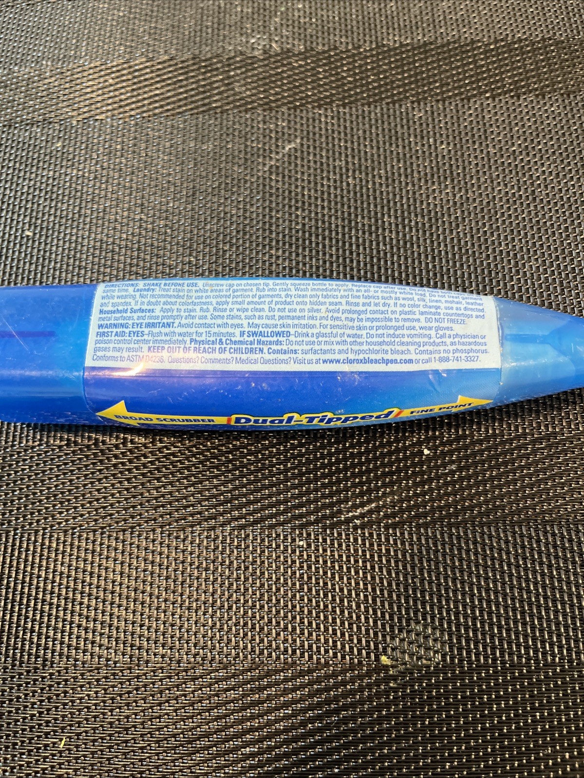 Clorox Bleach Pen Gel Dual Tipped 2 oz Discontinued Fine Point Broad Scrub