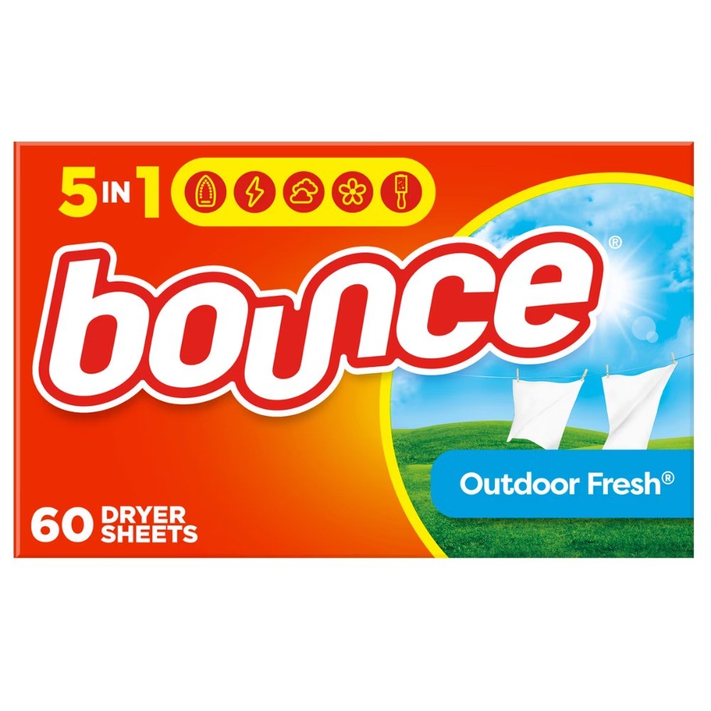 Outdoor Fresh Fabric Softener Dryer Sheets – 60ct