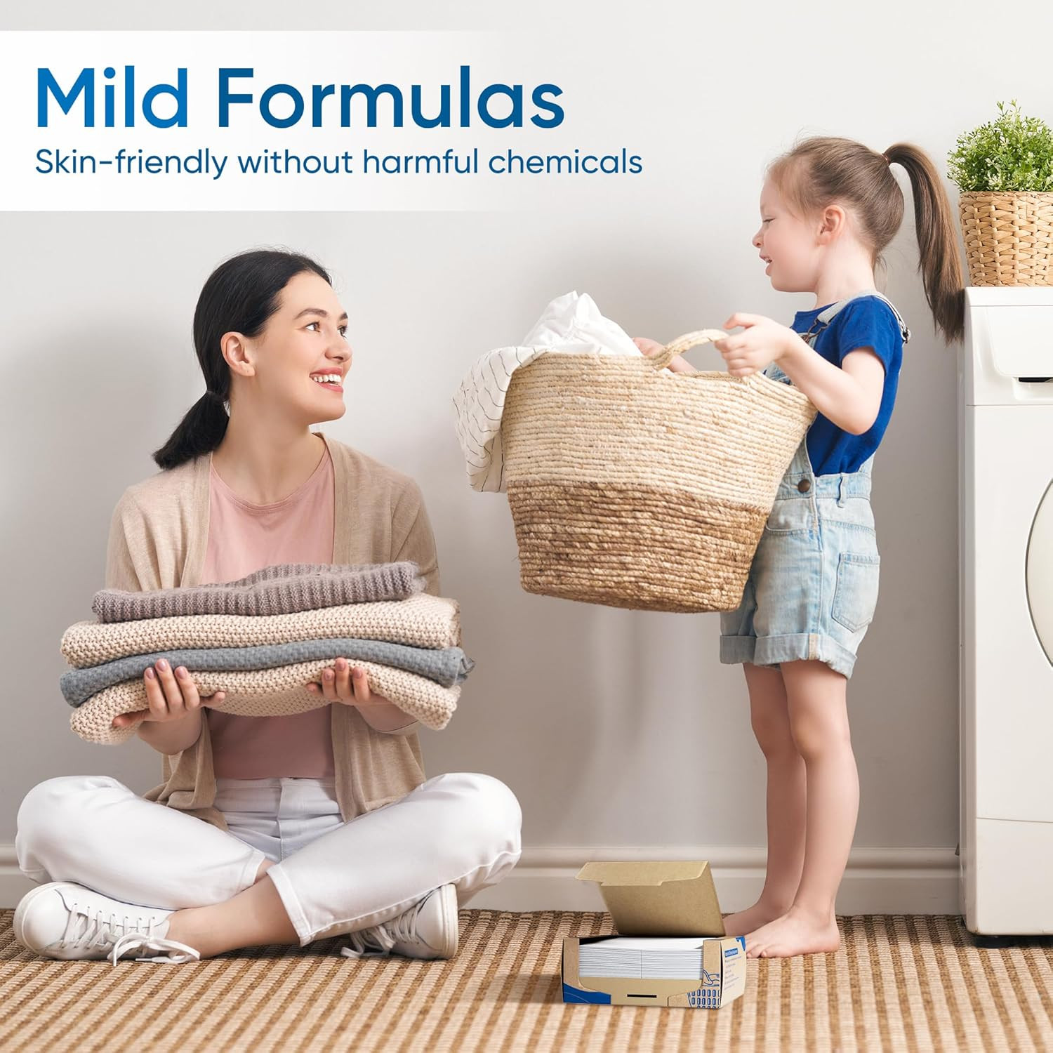 Fragrance Free Laundry Detergent Sheets Travel Eco-Friendly 300 Loads Fisroa Clo