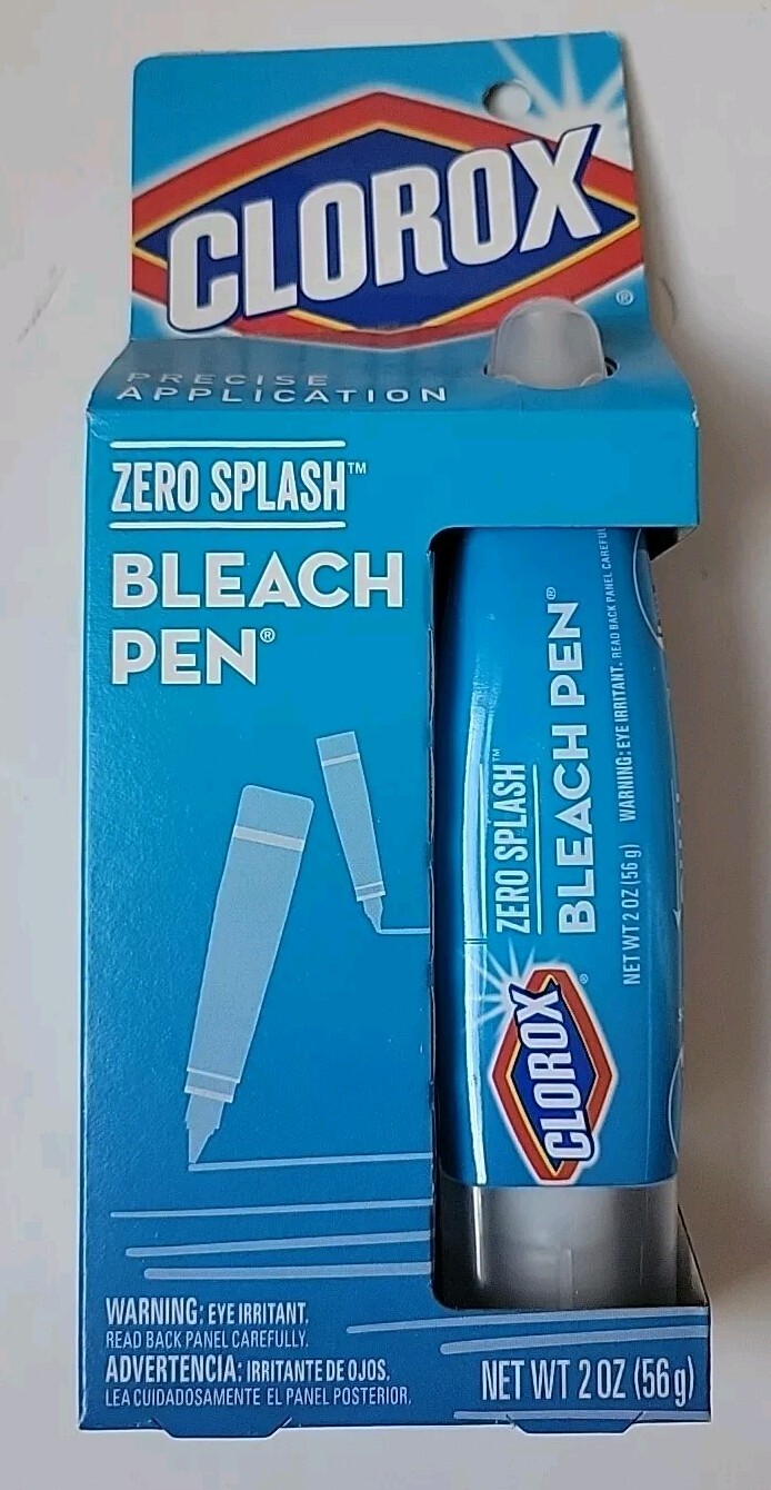 Clorox Bleach Pen Gel for Whites Dual Tipped 2 oz New in Box
