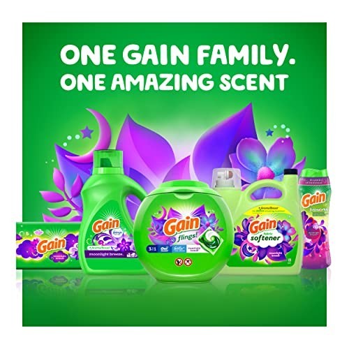 Liquid Fabric Softener, Moonlight Breeze, 190 Loads, 140 fl oz, 2-Pack, Fresh Sc