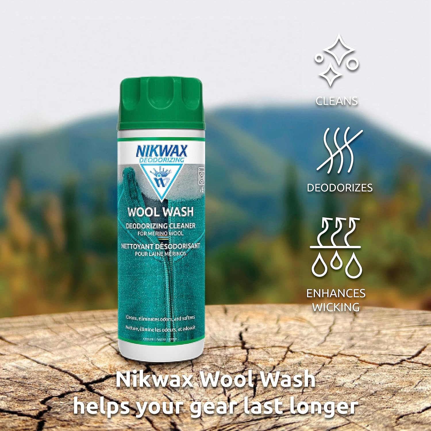 Wool Wash, 300Ml, Deodorize Wool Items, Wool Layers, Safely Cleans Merino Wool B