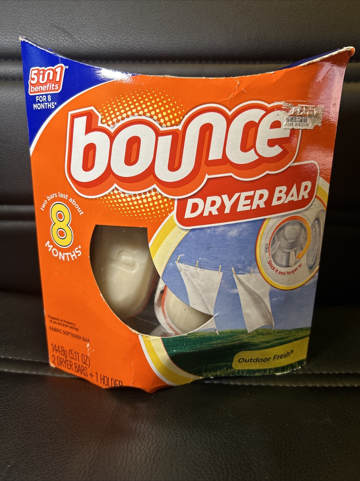 Bounce Dryer Bar Outdoor Fresh Discontinued Rare 8 Months 2 Dryer Bars Open Box