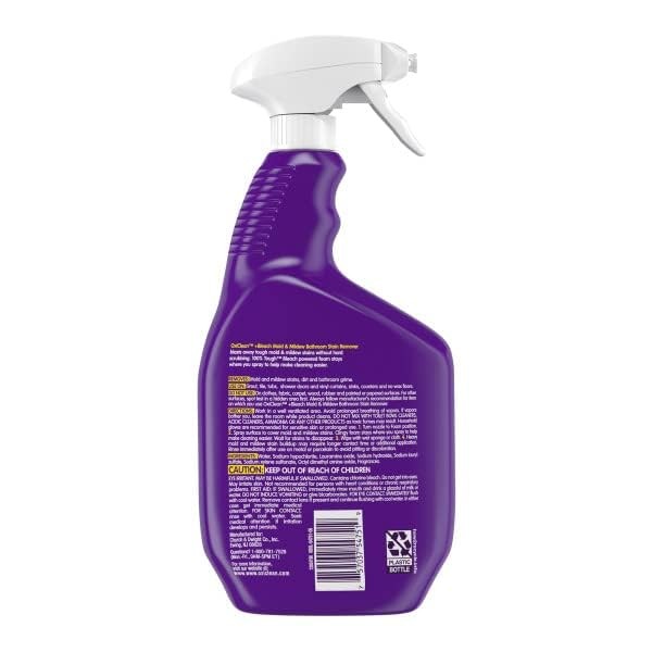 OxiClean plus Bleach, No Drip Foam, Mold & Mildew 30 Fl Oz (Pack of 2)