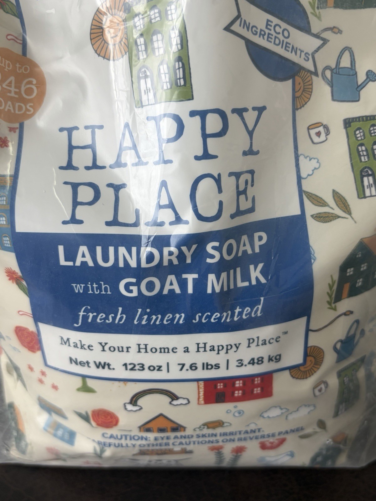 Beekman 1802 Happy Place 246-Load Laundry Soap 123 oz Fresh Linen Sealed