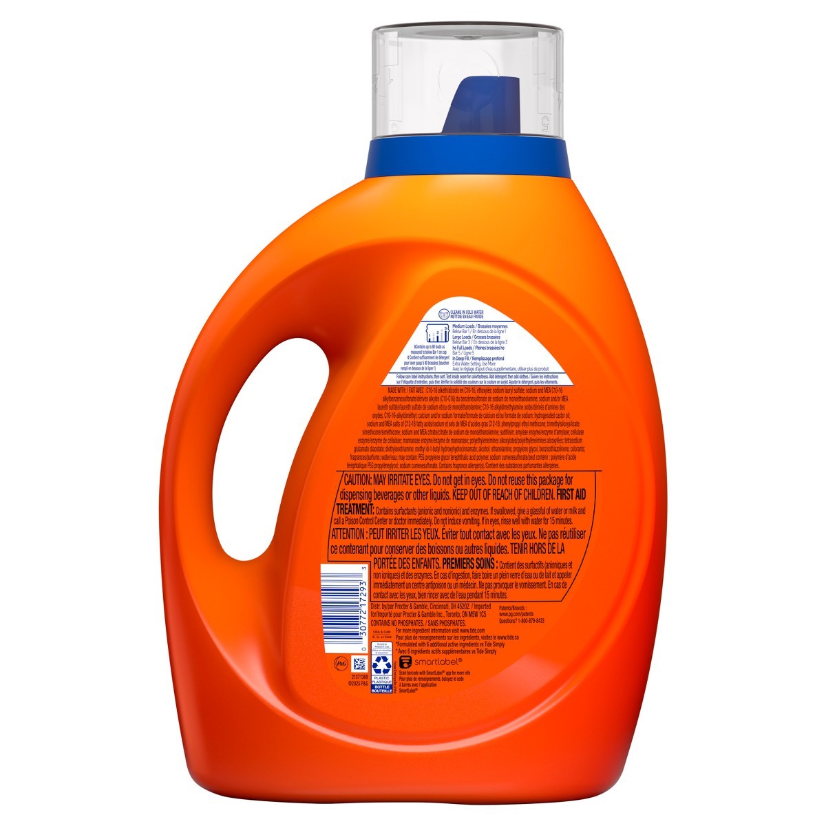 Tide Liquid Laundry Detergent 80 Loads – 100 fl oz