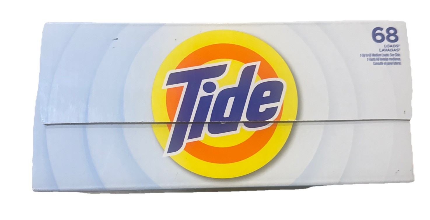 Tide Clean and Gentle Powder Laundry Detergent, Unscented, 68 Loads, 77 oz
