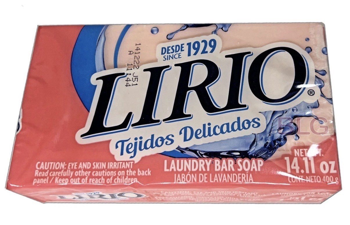 LIRIO Stain Remover Laundry Soap Bars Cleaning Bundle Jabon Lavanderia (3 Bars)