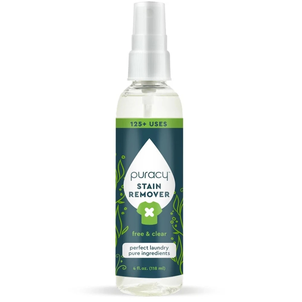Puracy Stain Remover Spray, Natural Travel and Laundry Stain Cleaner for Clothes