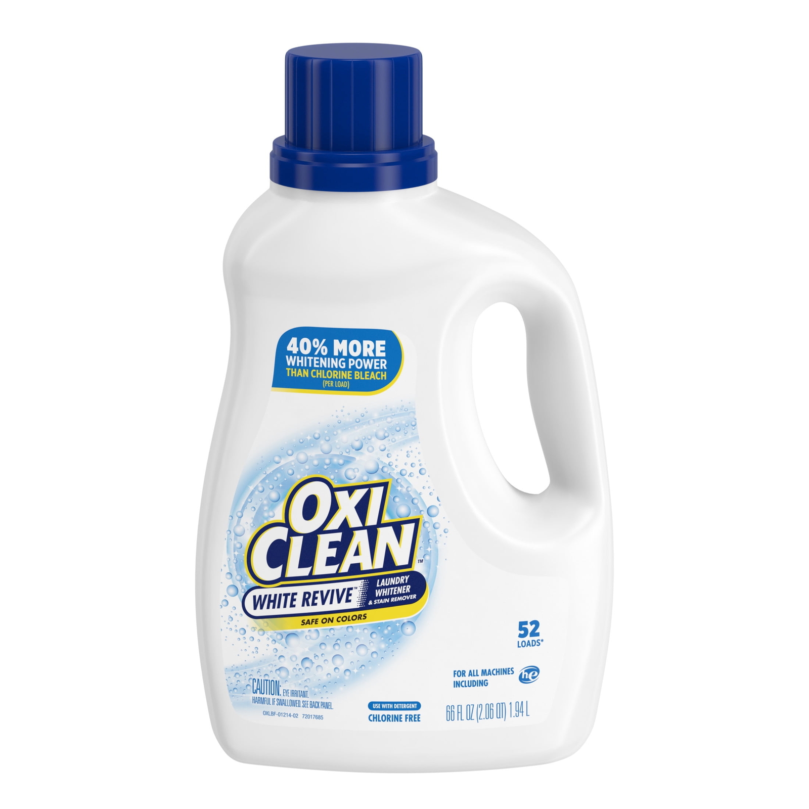 White Revive Laundry Whitener and Laundry Stain Remover Liquid, 66 fl oz