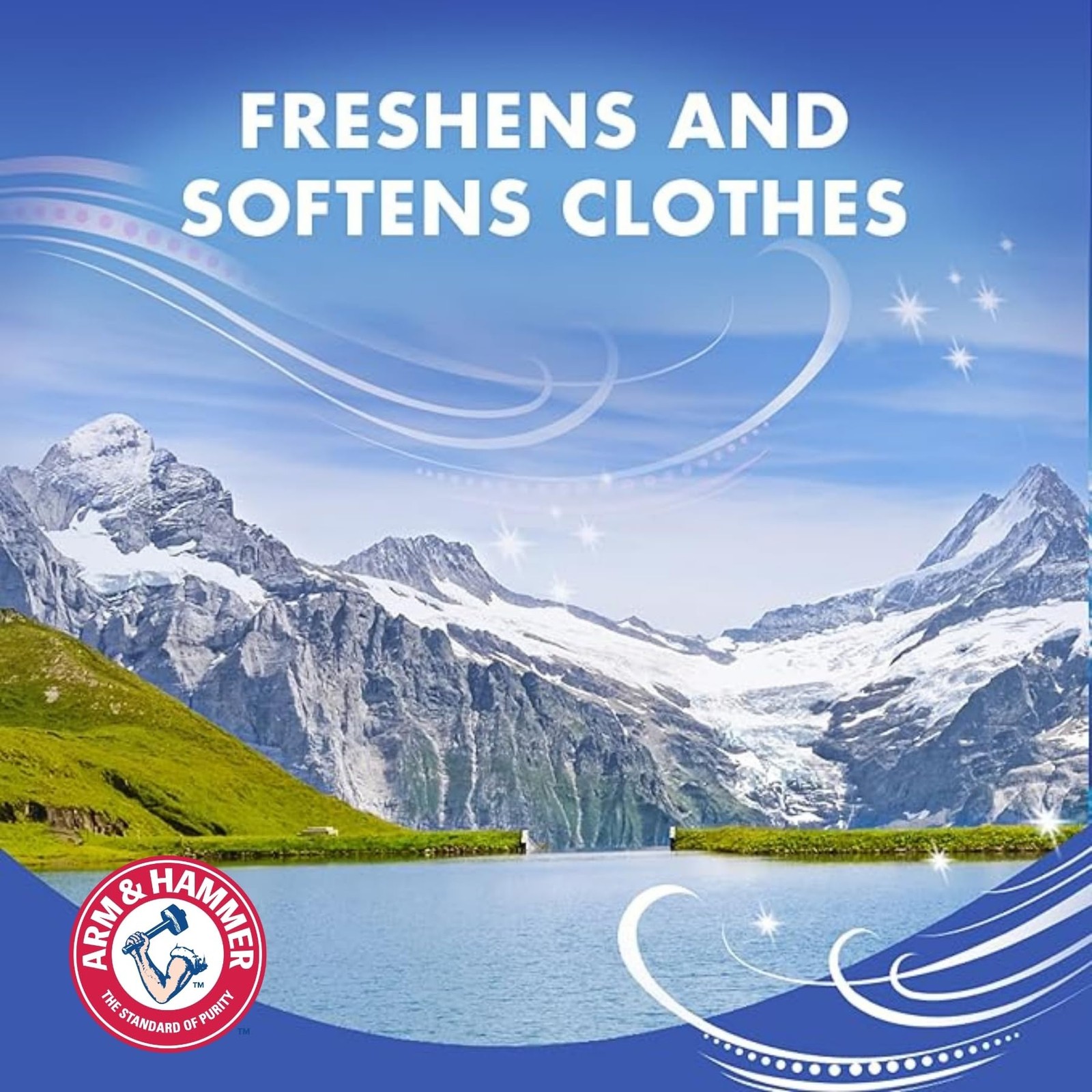 Arm & Hammer Essentials Fabric Softener Sheets-Mountain 6 Count (Pack of 1)