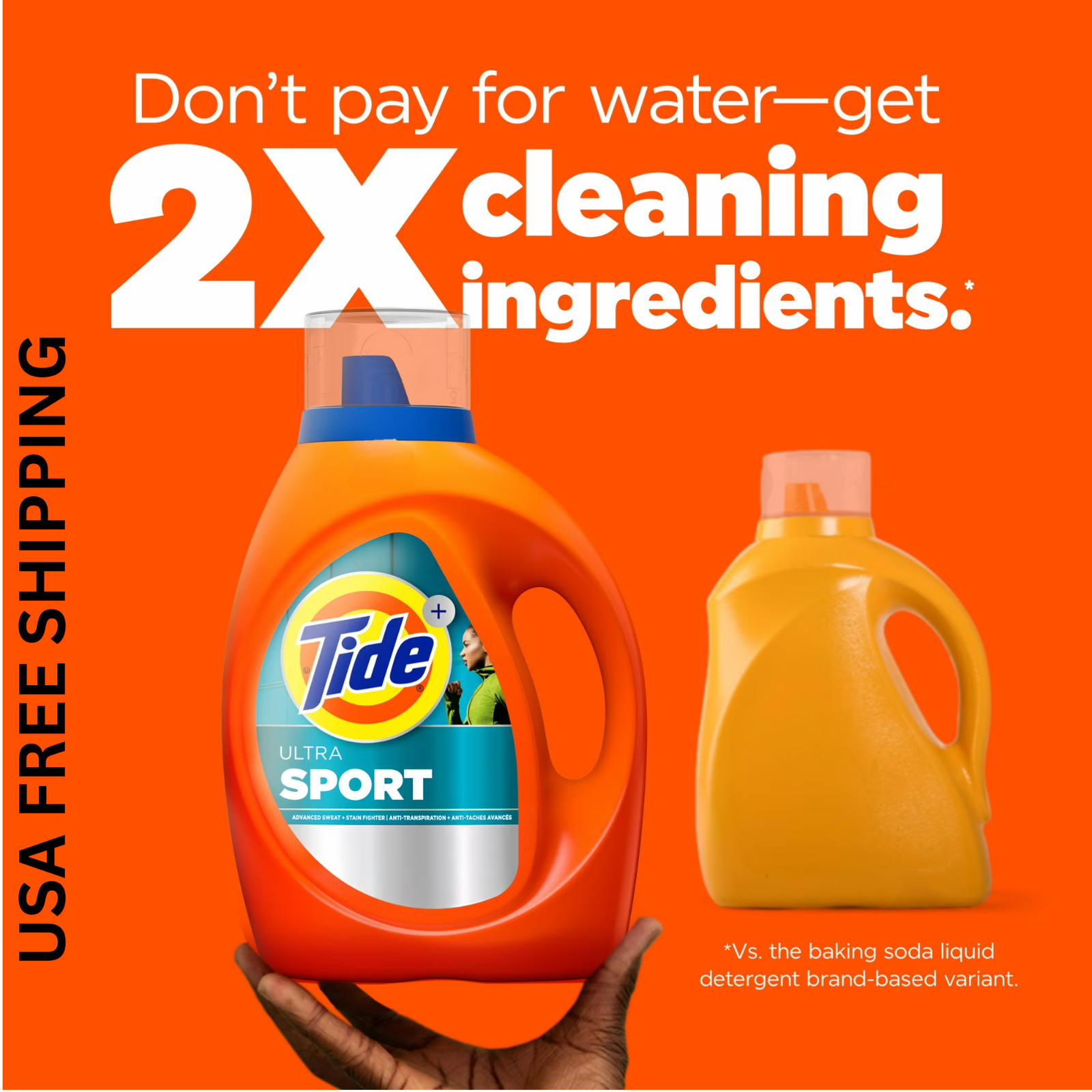 Tide Ultra Sport Liquid Laundry Detergent 73 fl oz 52 Loads Sweat & Stain Fighte