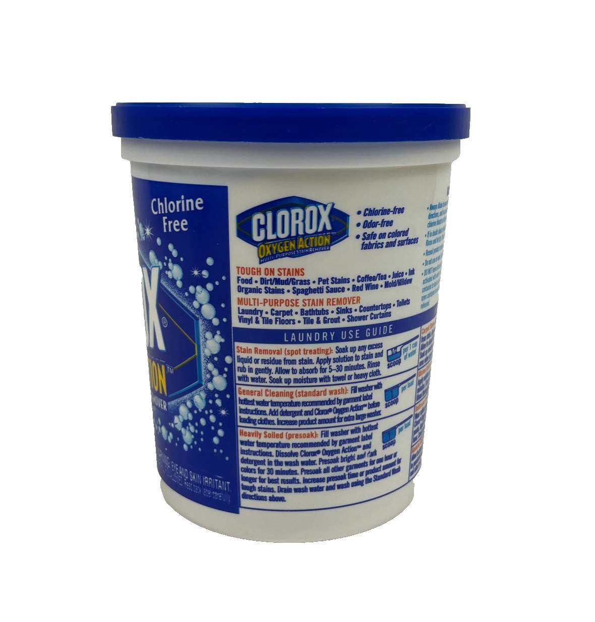 Clorox Oxygen Action Multi-Purpose Stain Remover Laundry Powder Cleaner NEW 2001