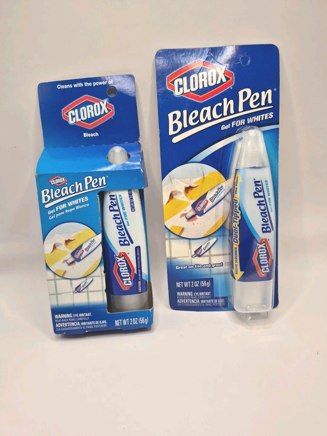 Clorox Bleach Pen Gel Laundry Household Net Wt. 2.0 Fl Oz Each Dual Tipped