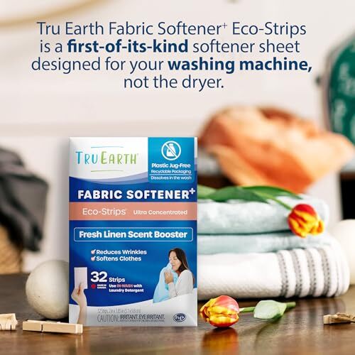 Tru Earth Fabric Softener Strips for Washing Machine, Assorted Scents , Sizes