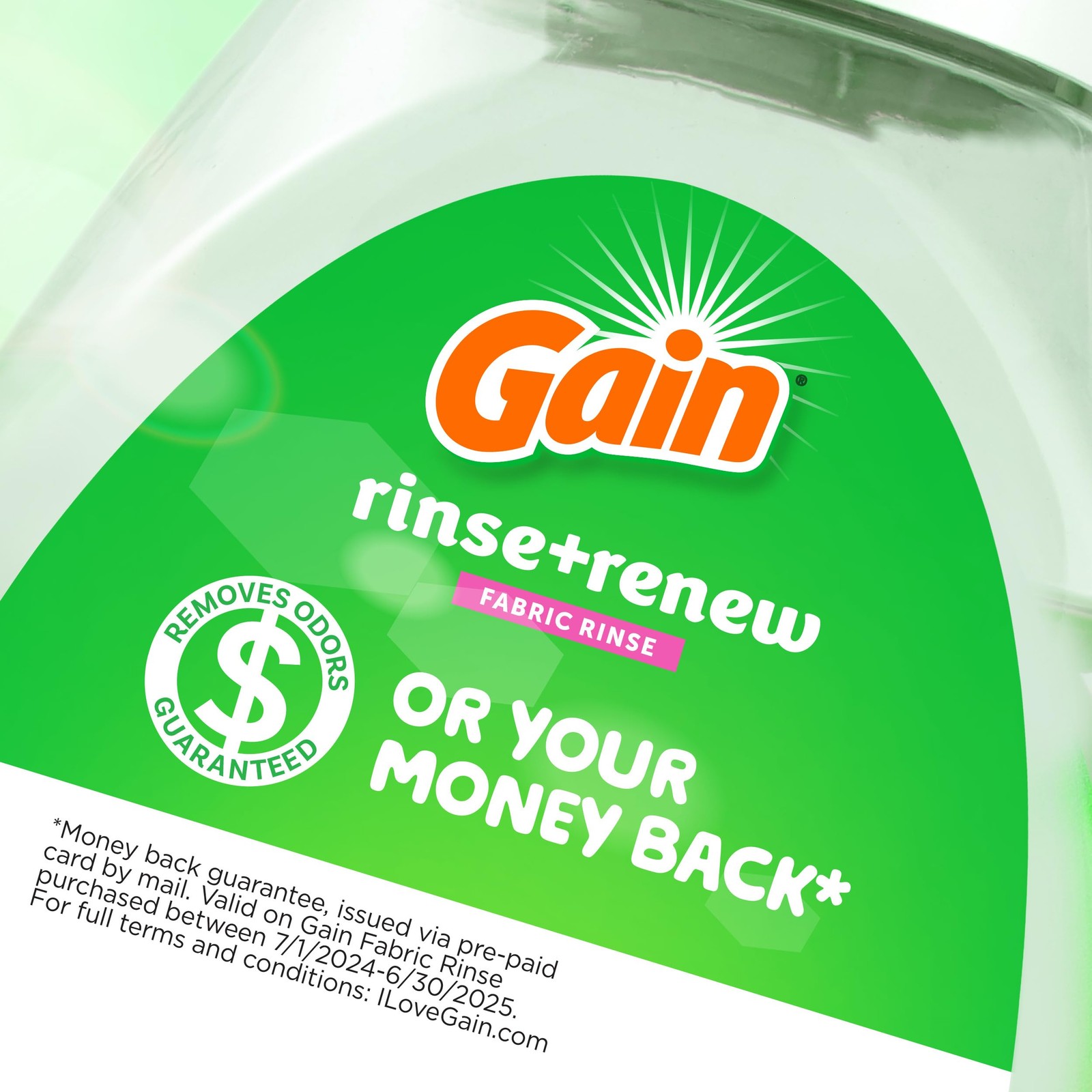 Gain Hibiscus Hula Fabric Rinse & Renew, 48 FL OZ, Laundry Odor Remover