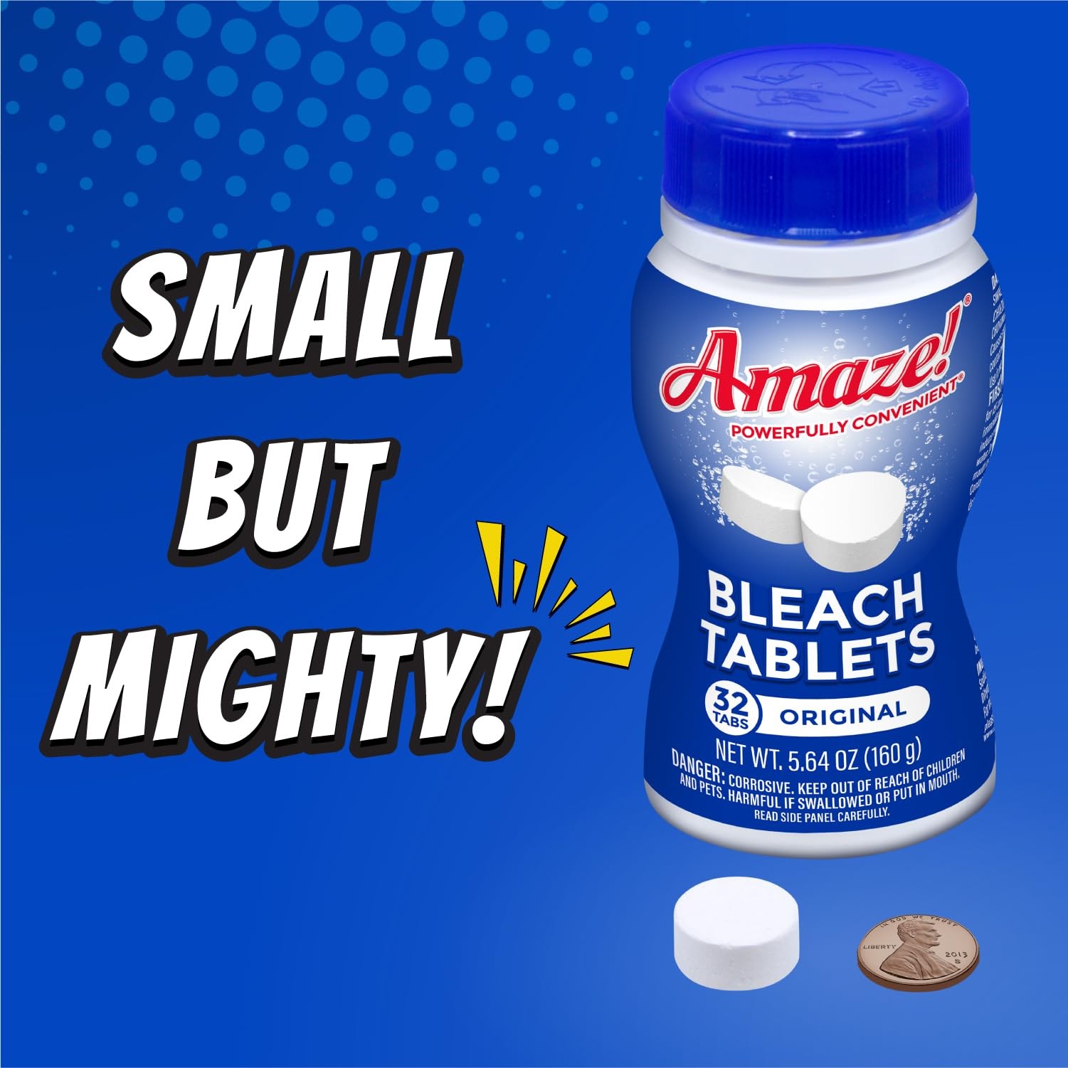 Ultra Concentrated Bleach Tablets for Laundry and Toilet 32 Pcs