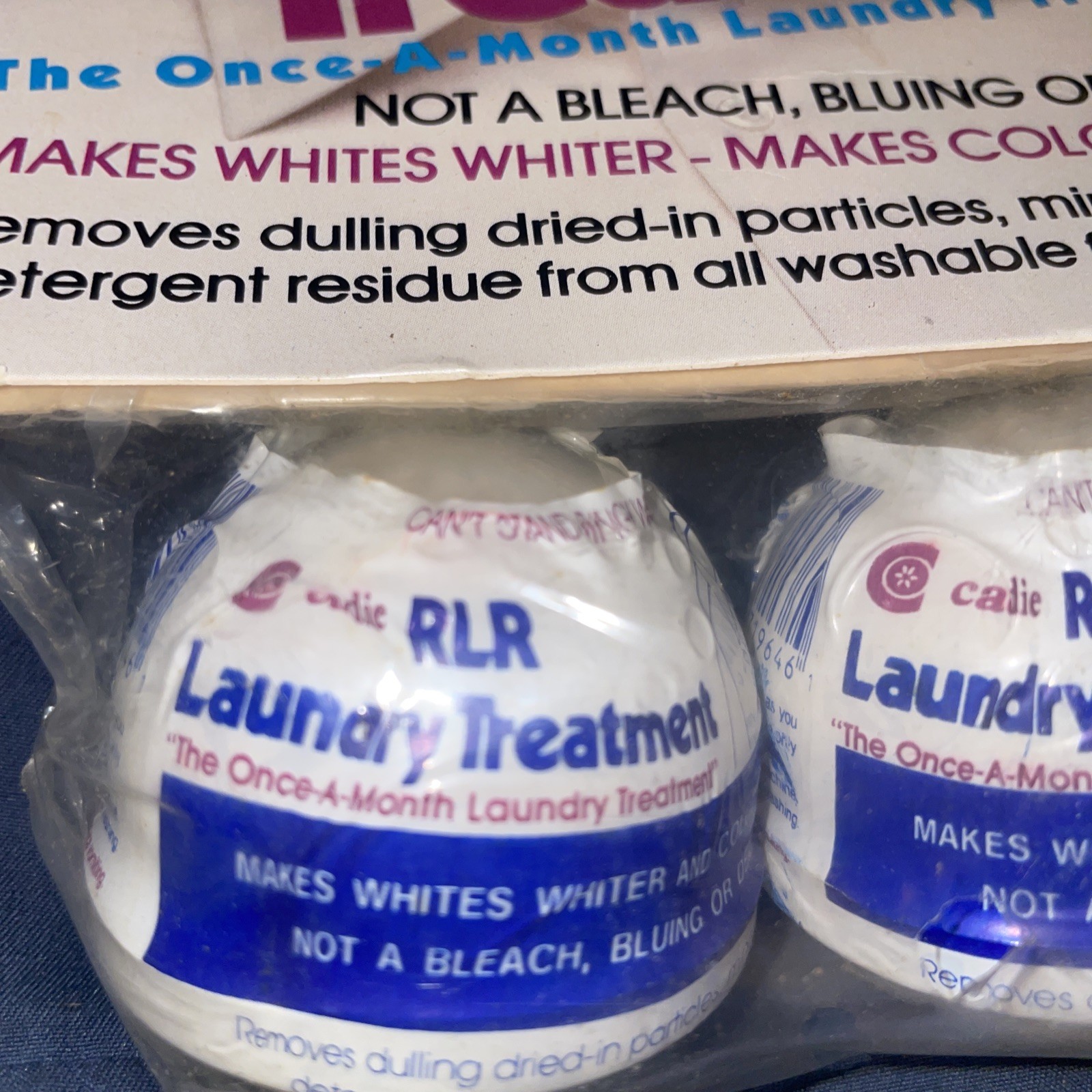 Cadie RLR Laundry Treatment Pack Of 2 Once A Month Treatment Sealed Vintage