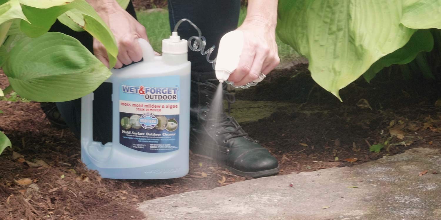 Wet & Forget Outdoor Moss, Mold, Mildew, & 64 Fluid Ounces, Ready to Use