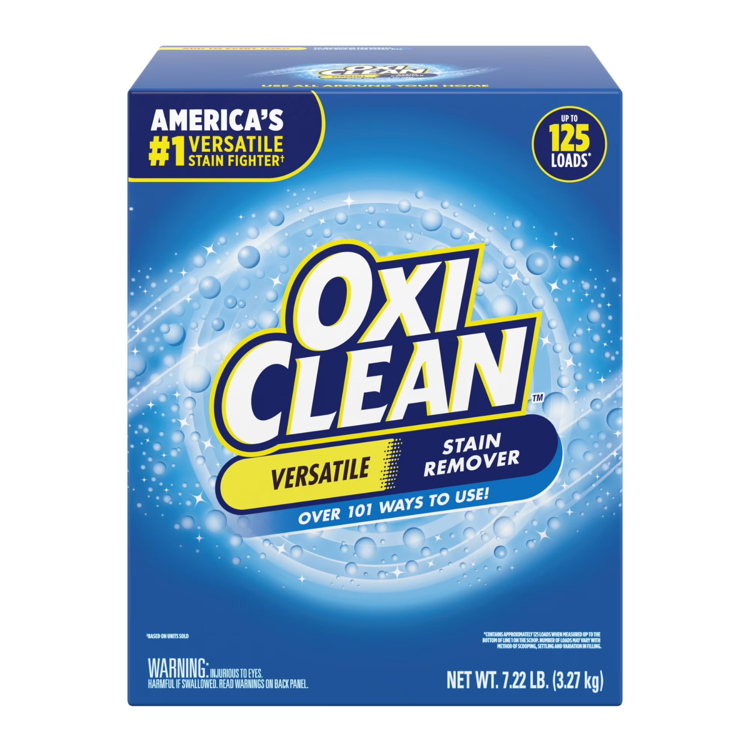 (2 Pack) OxiClean Versatile Stain Remover Powder for Laundry & Home, 7.22 lb