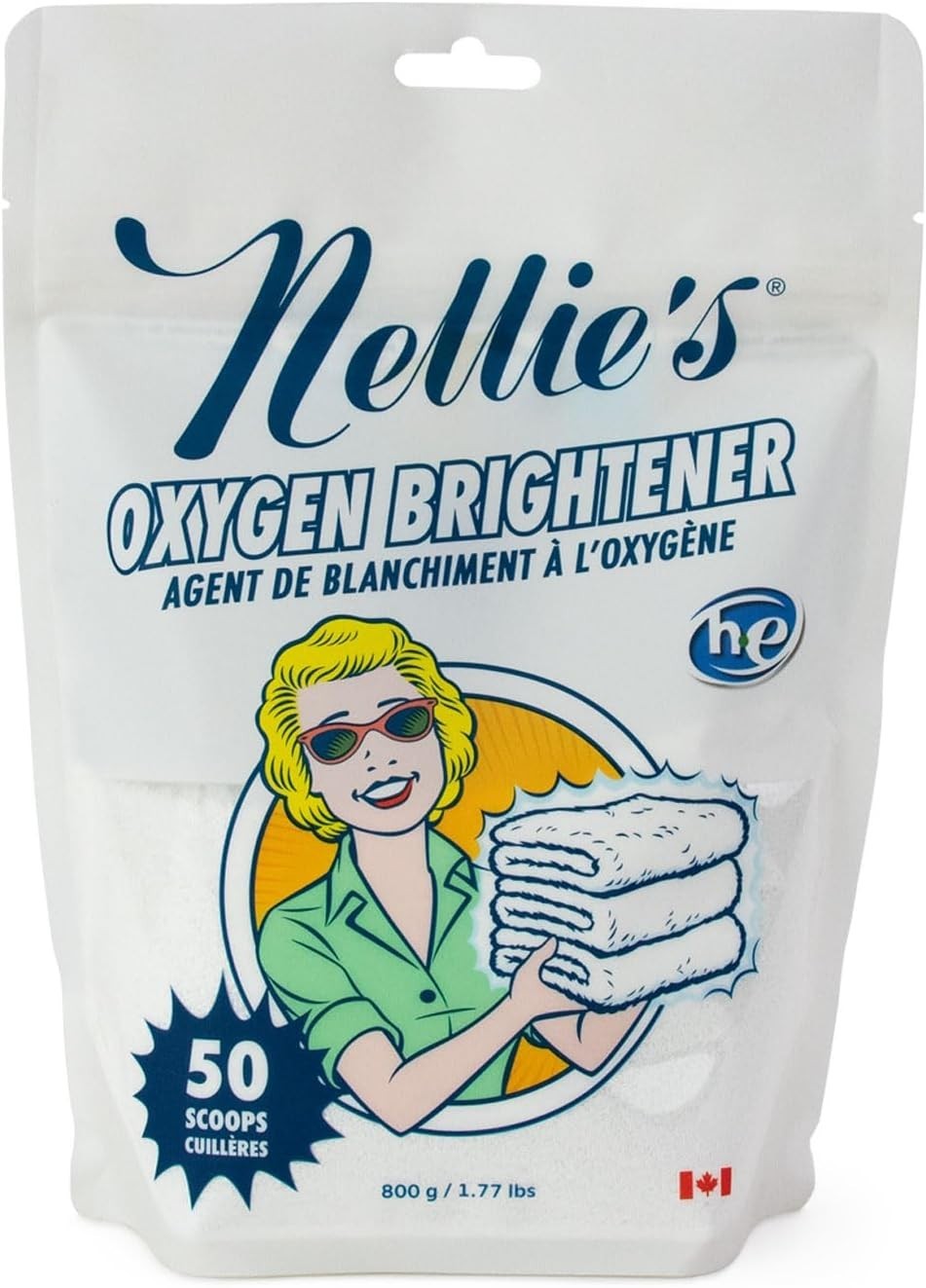 28.32 Oz Nellie’s Oxygen Powder – Effective Stain Remover for Sensitive Skin