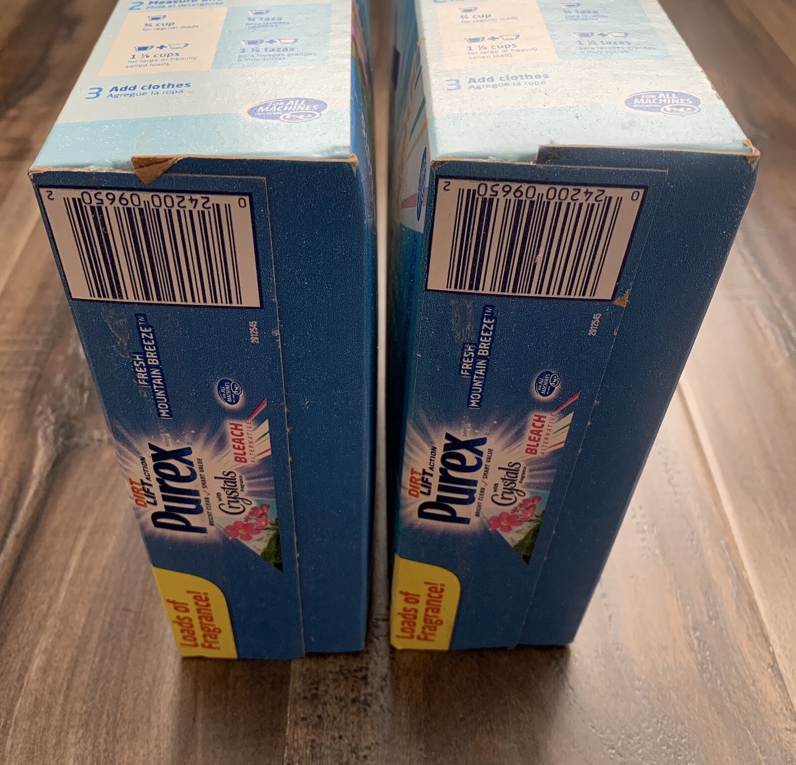 Purex Laundry Detergent Powder With Crystals Dirt Lift FRESH MOUNTAIN BREEZE NOS