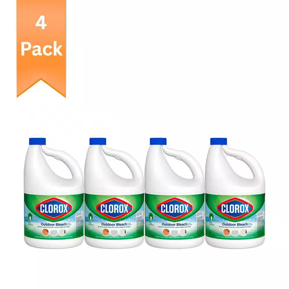 121 Oz. Pro Results Concentrated Liquid Outdoor Bleach Cleaner (4-Pack)