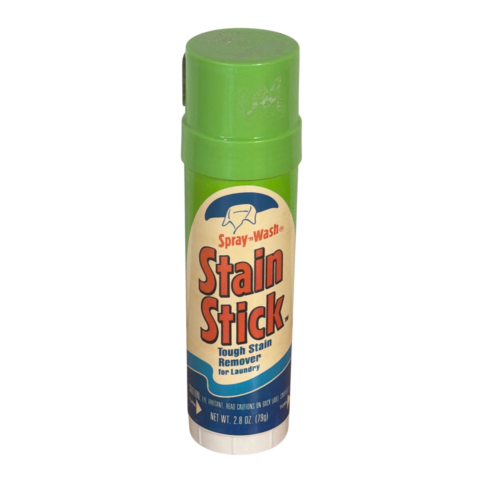 Vintage Spray n Wash Stain Stick Tough Laundry Stain Remover 2.8 oz Stick 90%