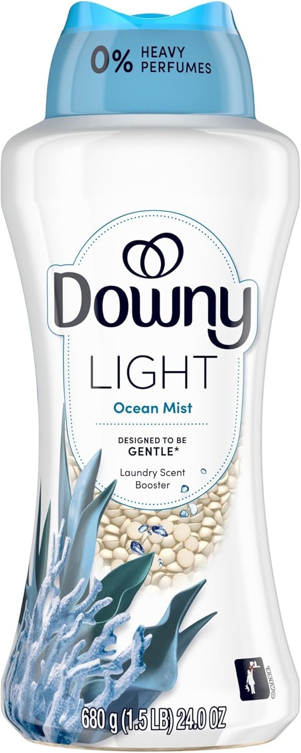 Downy Light Laundry Scent Booster Beads for Washer, 24 Ounce (Pack of 1)