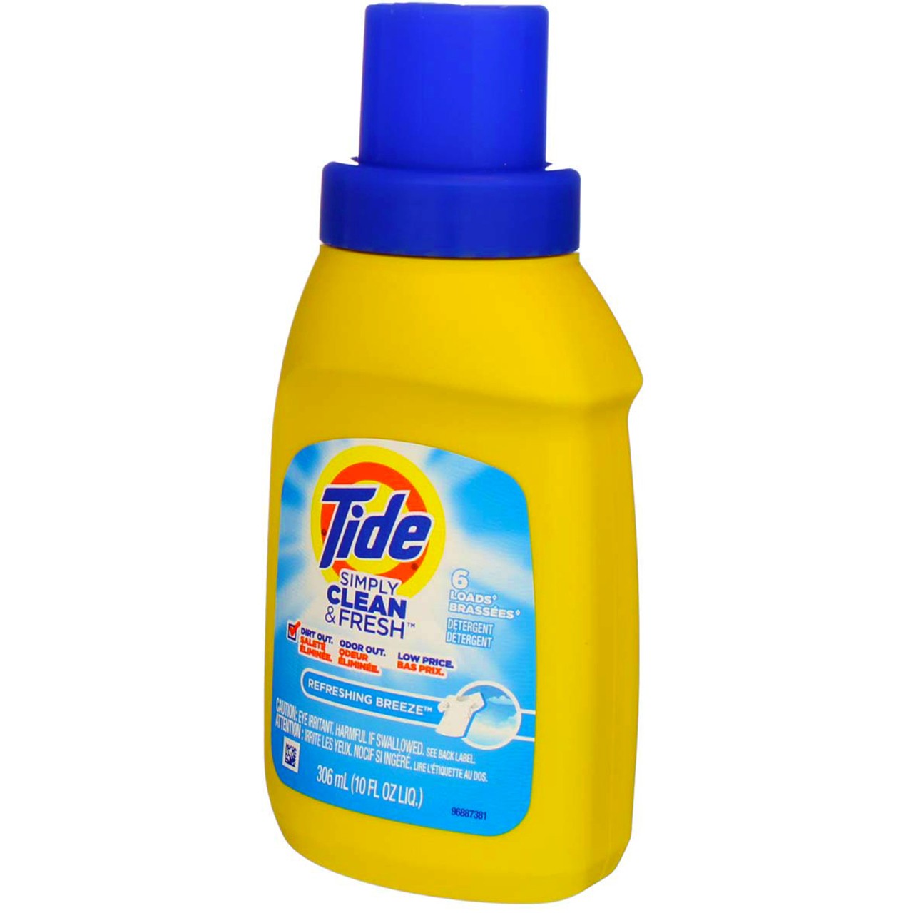2 Pack Tide Simply Clean and Fresh Laundry Detergent Liquid, Refreshing Breez…