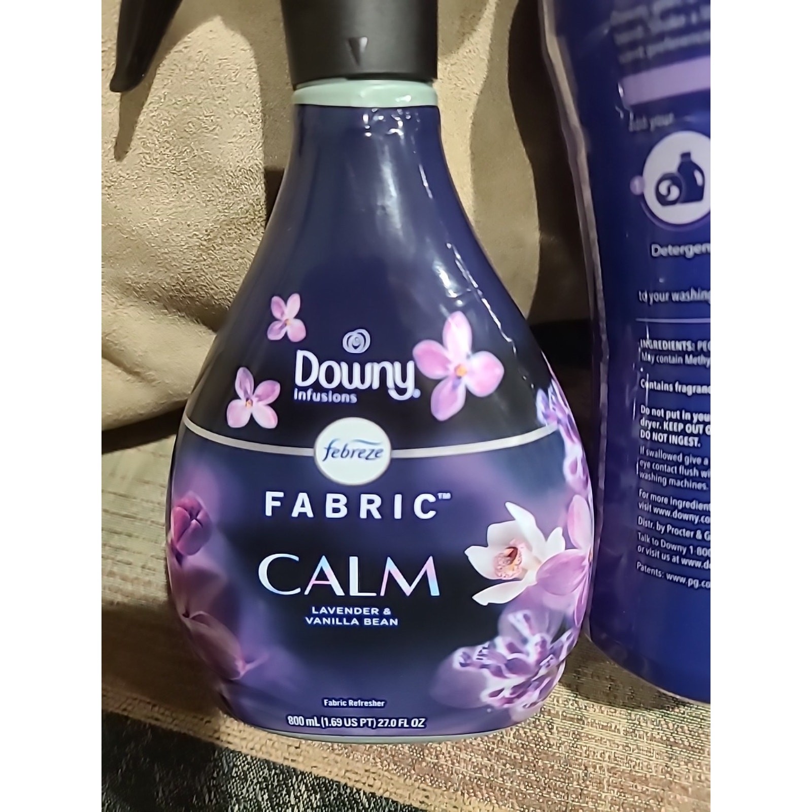 Downy Infusions Calm Lavender & Vanilla Bean Booster Beads & Febreze Fabric Calm