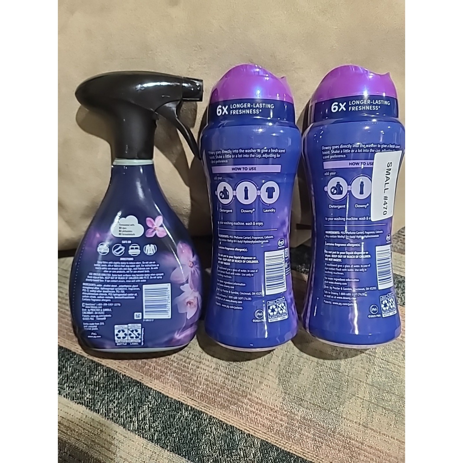Downy Infusions Calm Lavender & Vanilla Bean Booster Beads & Febreze Fabric Calm