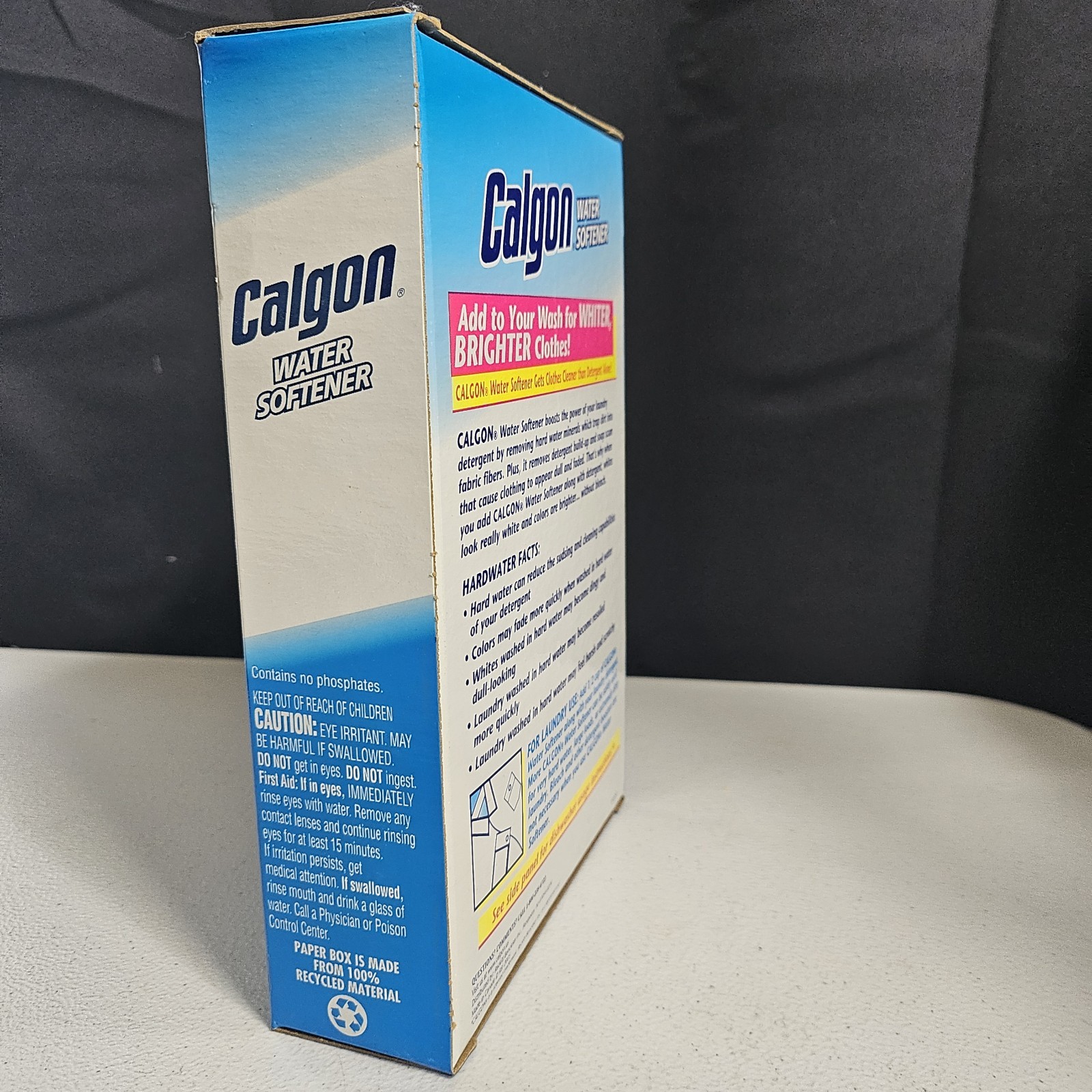 (1) Calgon Water Softener Loose Powder Box New 2 LB