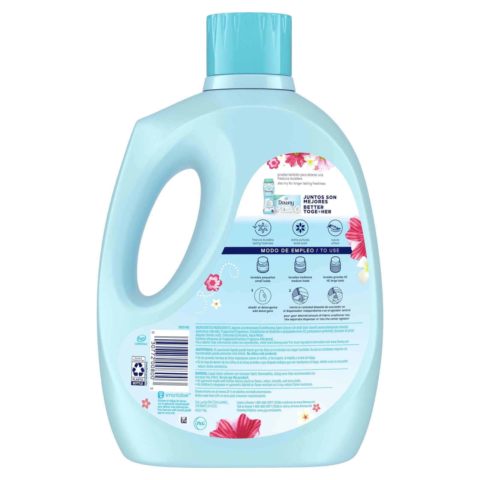 Non-Concentrated Liquid Fabric Softener, Sweet Summer Scent,125 fl oz,145 Loads